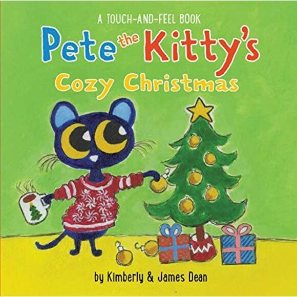 Pete the Kitty's Cozy Christmas Touch & Feel Board Book: A Christmas Holiday Boo - Picture 2 of 2